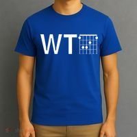 Fun And Cool Wtf With F Chord Gift T-Shirt thumb 3