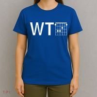 Fun And Cool Wtf With F Chord Gift T-Shirt thumb 4