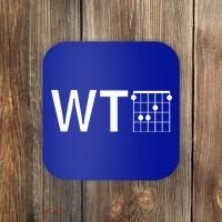Fun And Cool Wtf With F Chord Gift Coaster thumb 0