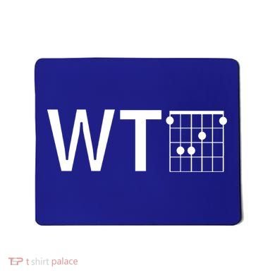 Fun And Cool Wtf With F Chord Gift Mousepad