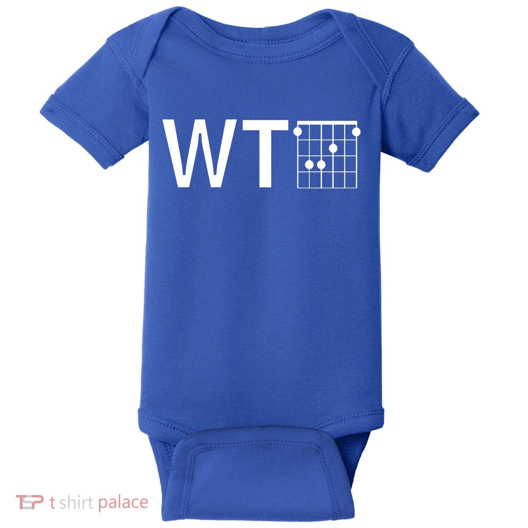 Fun And Cool Wtf With F Chord Gift Baby Bodysuit