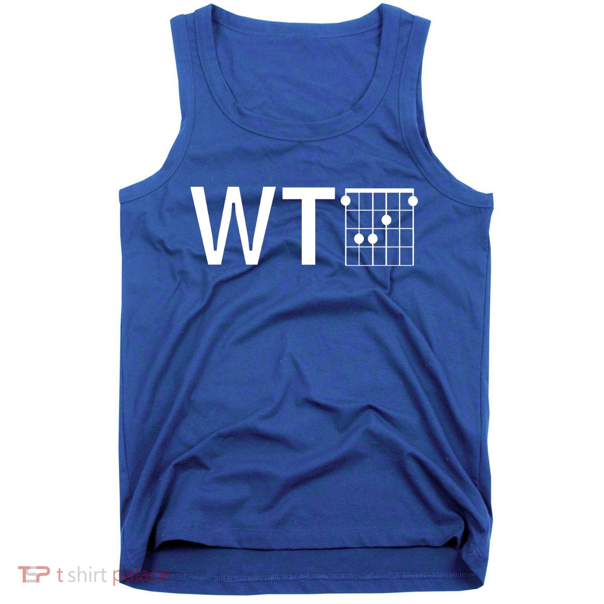 Fun And Cool Wtf With F Chord Gift Tank Top