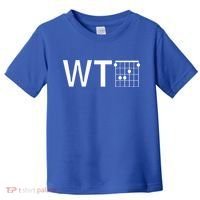 Fun And Cool Wtf With F Chord Gift Toddler T-Shirt thumb 0