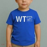 Fun And Cool Wtf With F Chord Gift Toddler T-Shirt thumb 2