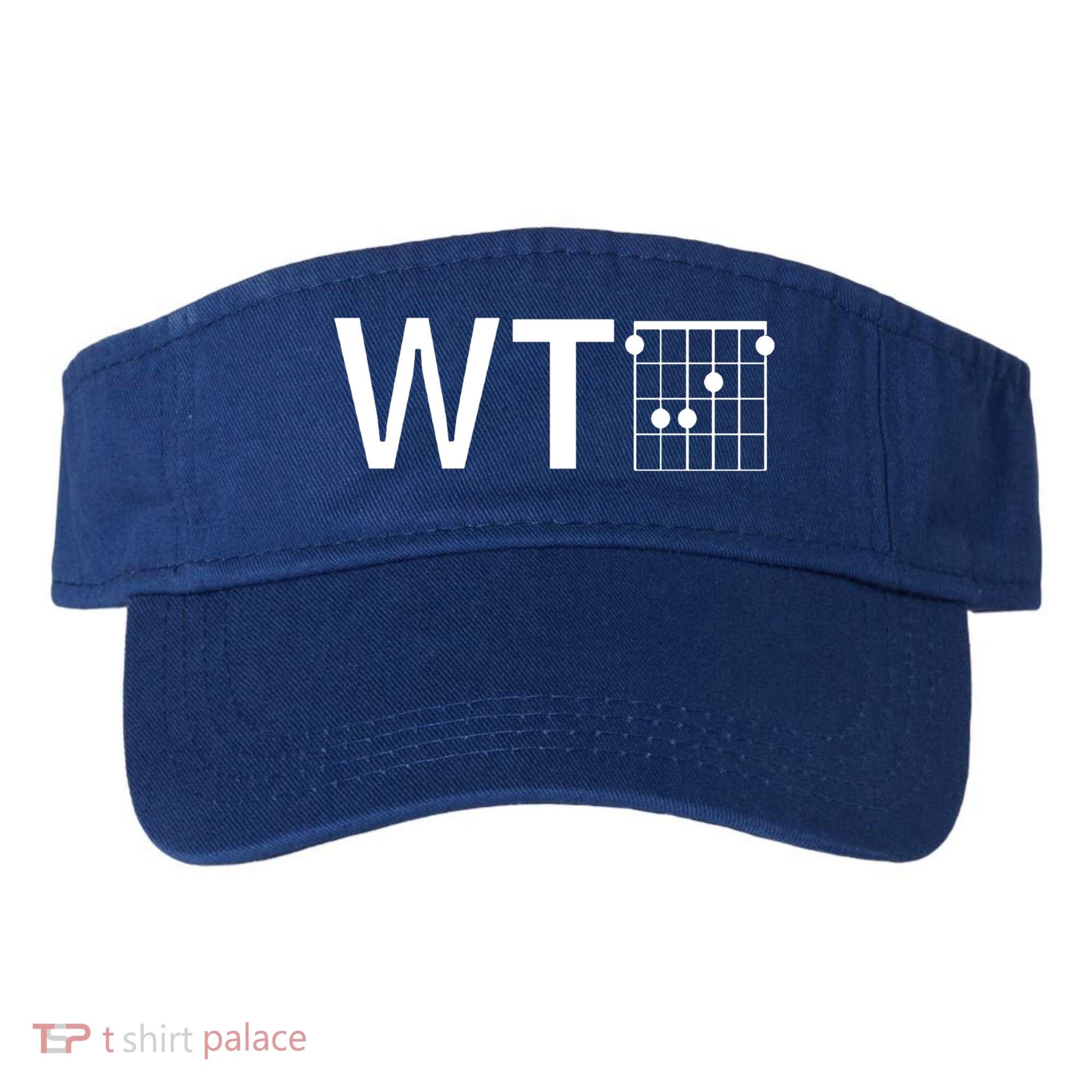 Fun And Cool Wtf With F Chord Gift Visor