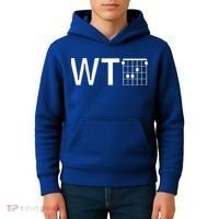Fun And Cool Wtf With F Chord Gift Kids Hoodie thumb 4