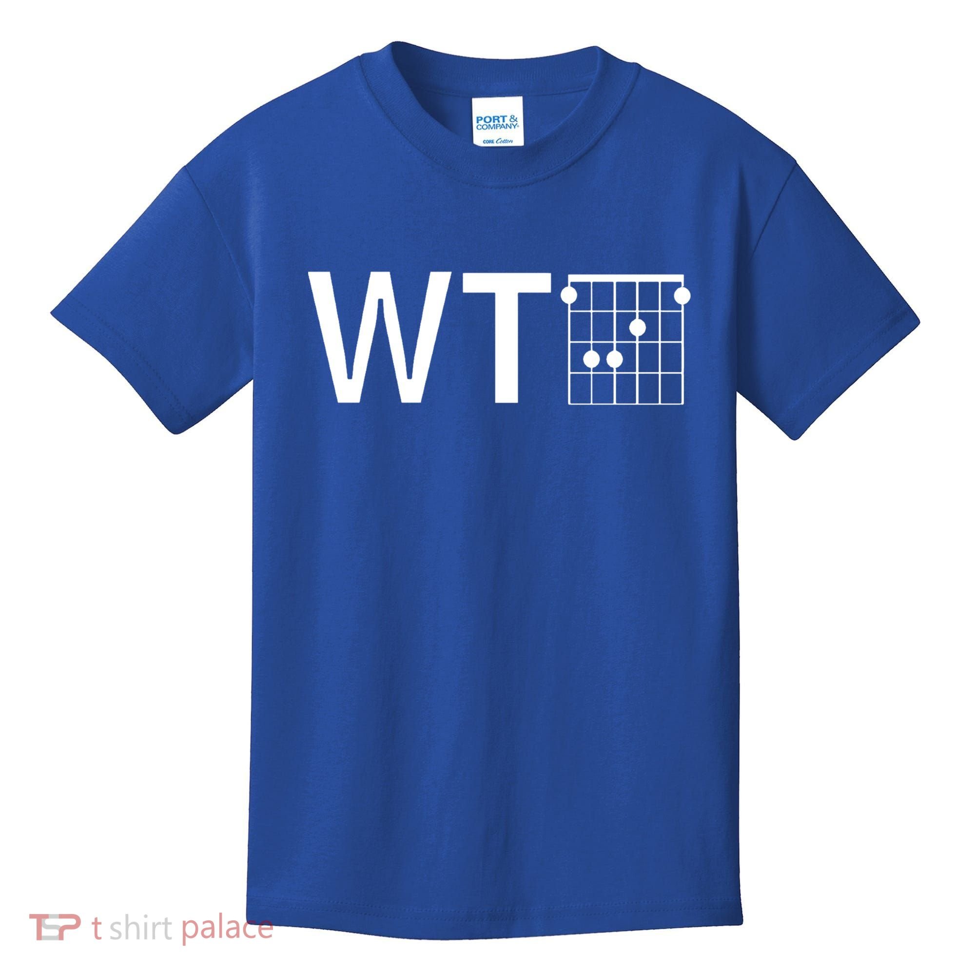 Fun And Cool Wtf With F Chord Gift Kids T-Shirt