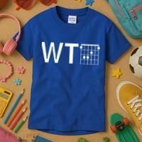Fun And Cool Wtf With F Chord Gift Kids T-Shirt thumb 3