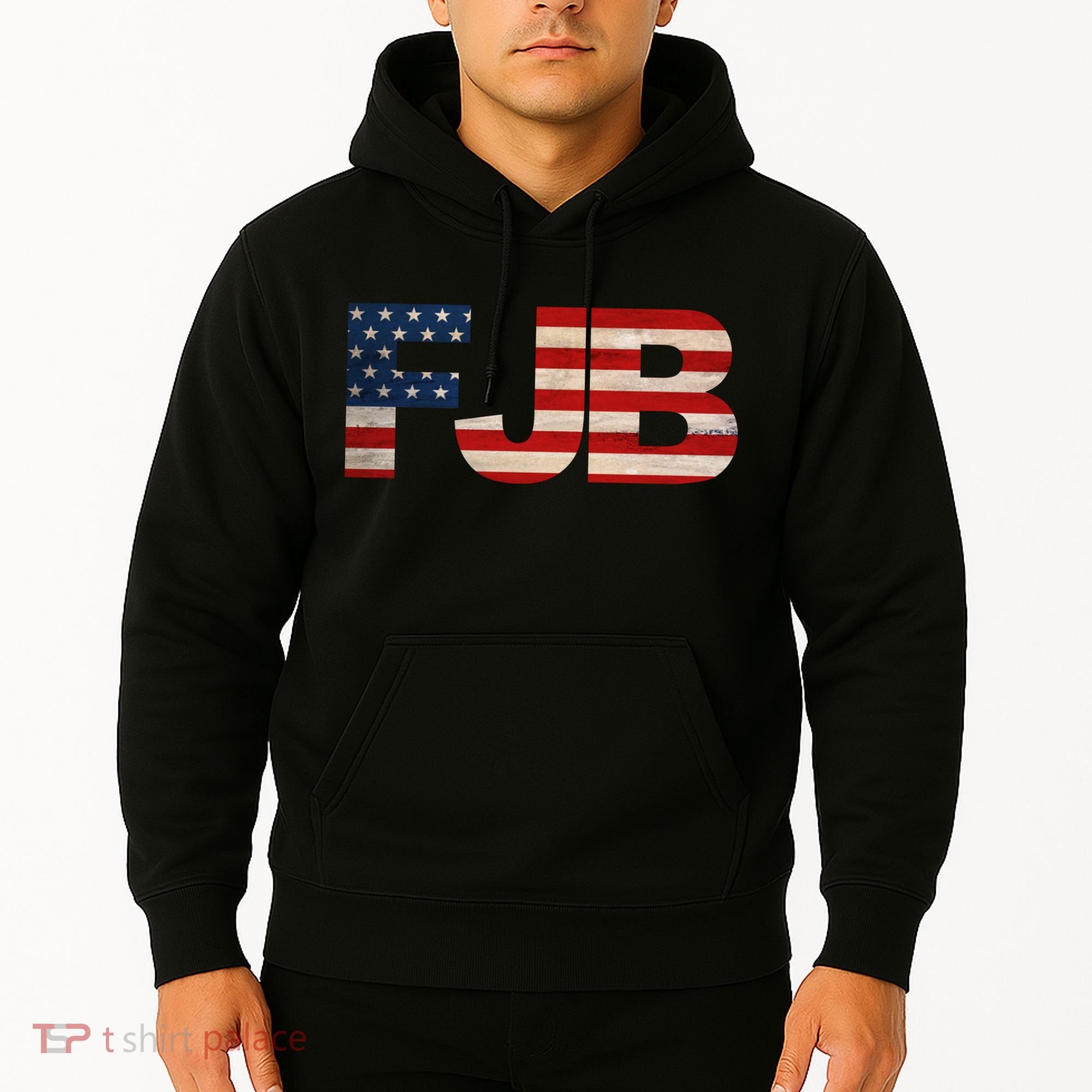 FJB American Camo Logo F*ck Joe Biden Hoodie