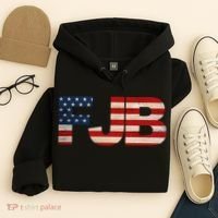 FJB American Camo Logo F*ck Joe Biden Hoodie thumb 4