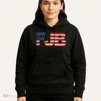FJB American Camo Logo F*ck Joe Biden Hoodie thumb 5