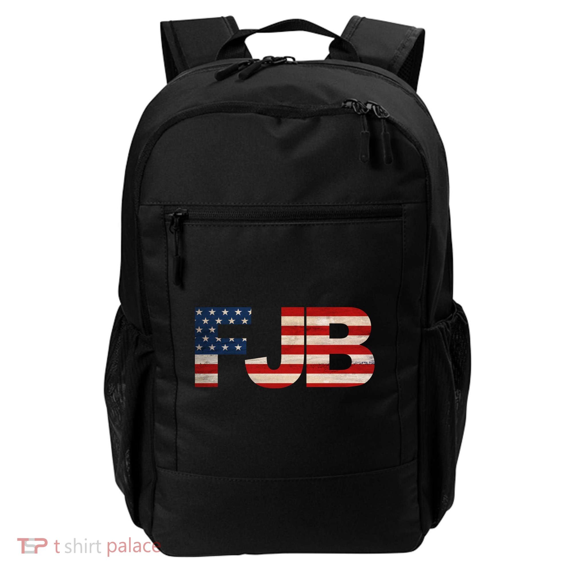 FJB American Camo Logo F*ck Joe Biden Backpack