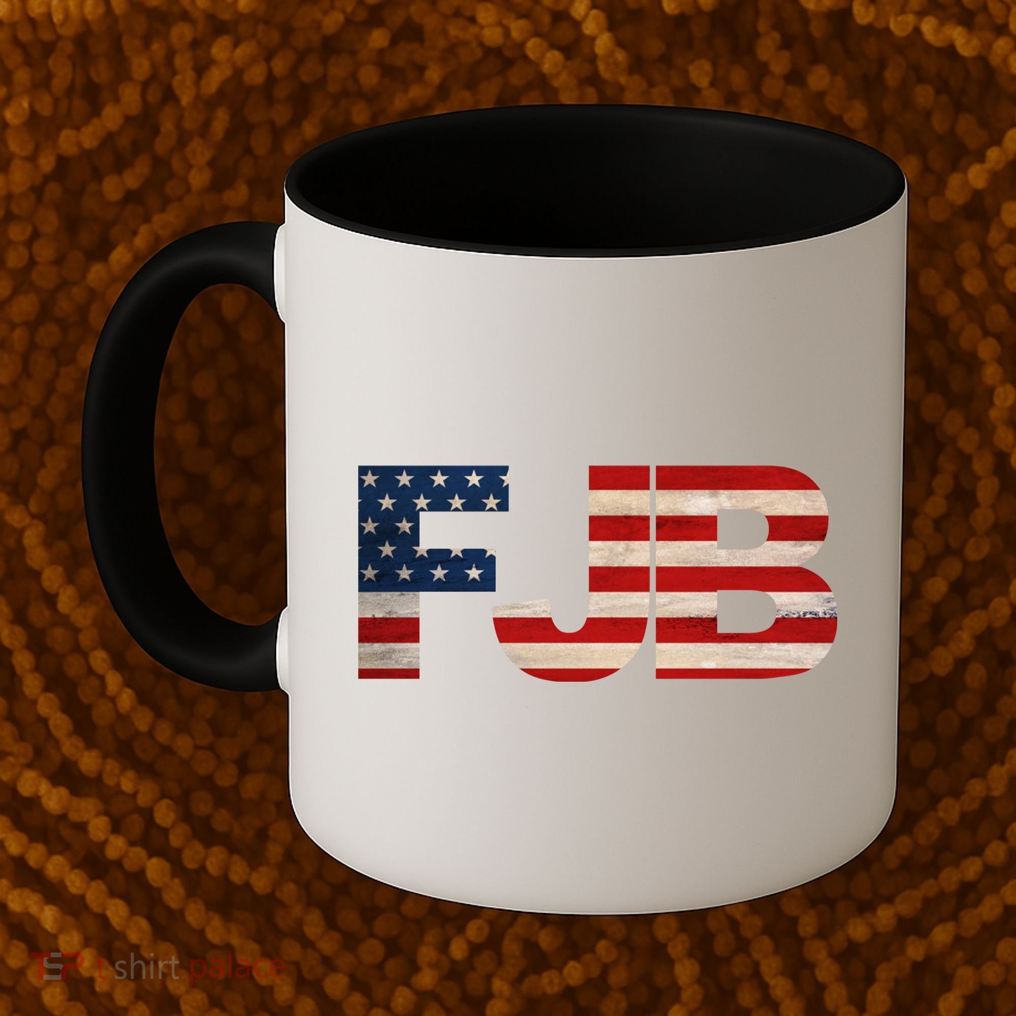 FJB American Camo Logo F*ck Joe Biden Coffee Mug