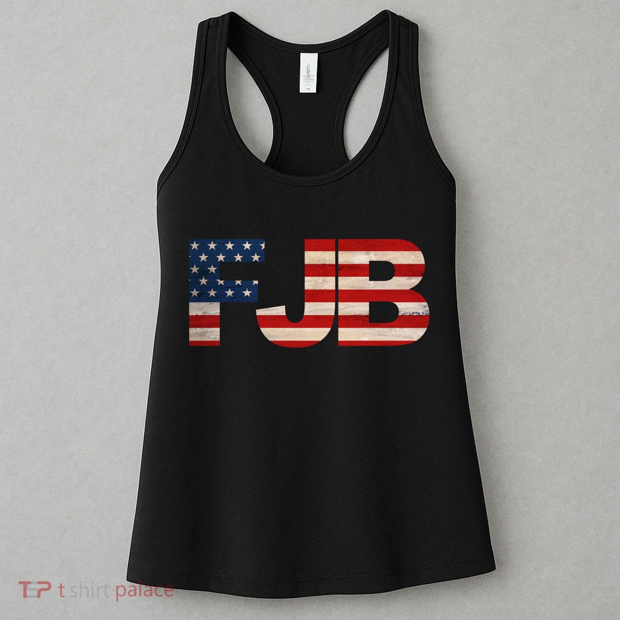 FJB American Camo Logo F*ck Joe Biden Women's Tank Top
