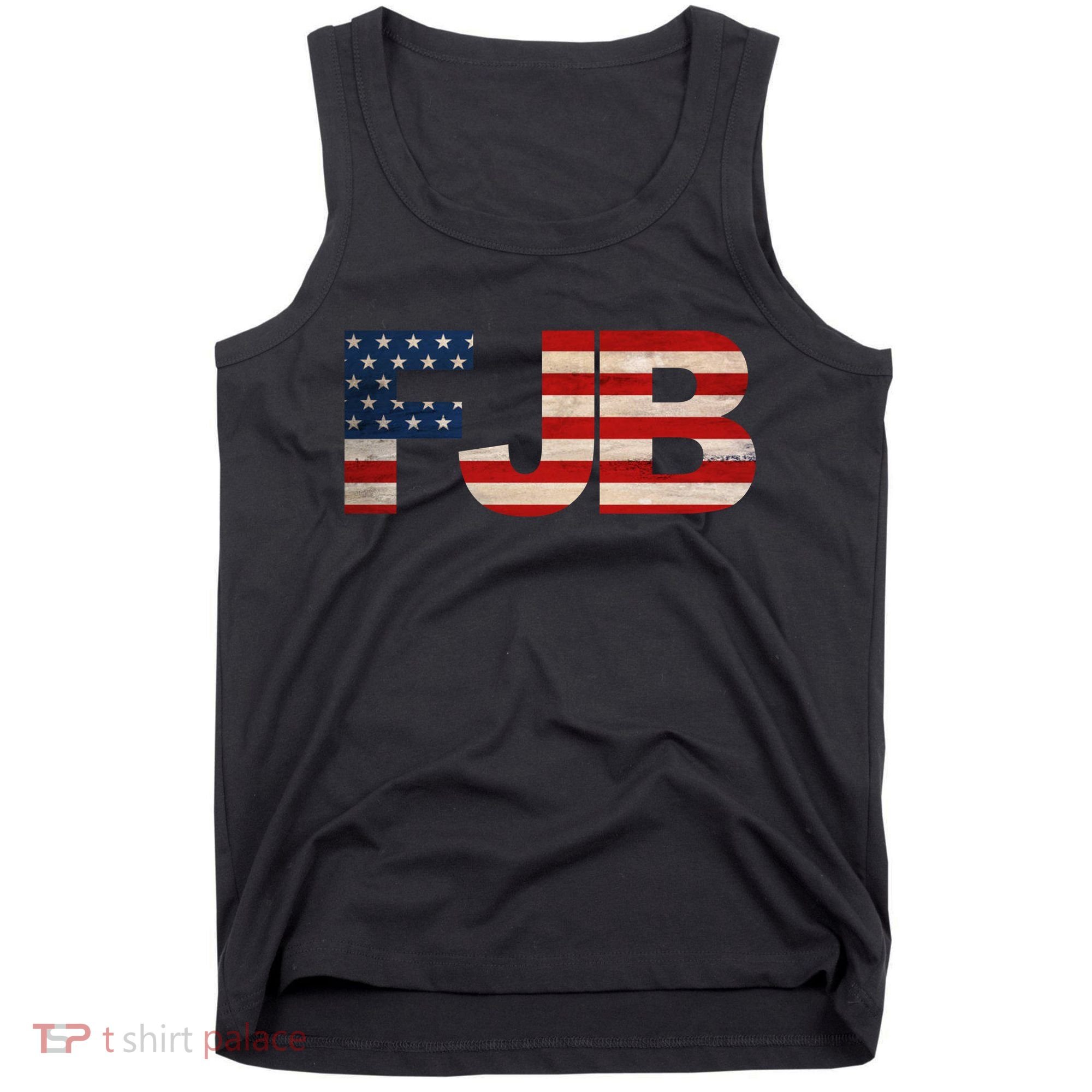 FJB American Camo Logo F*ck Joe Biden Tank Top