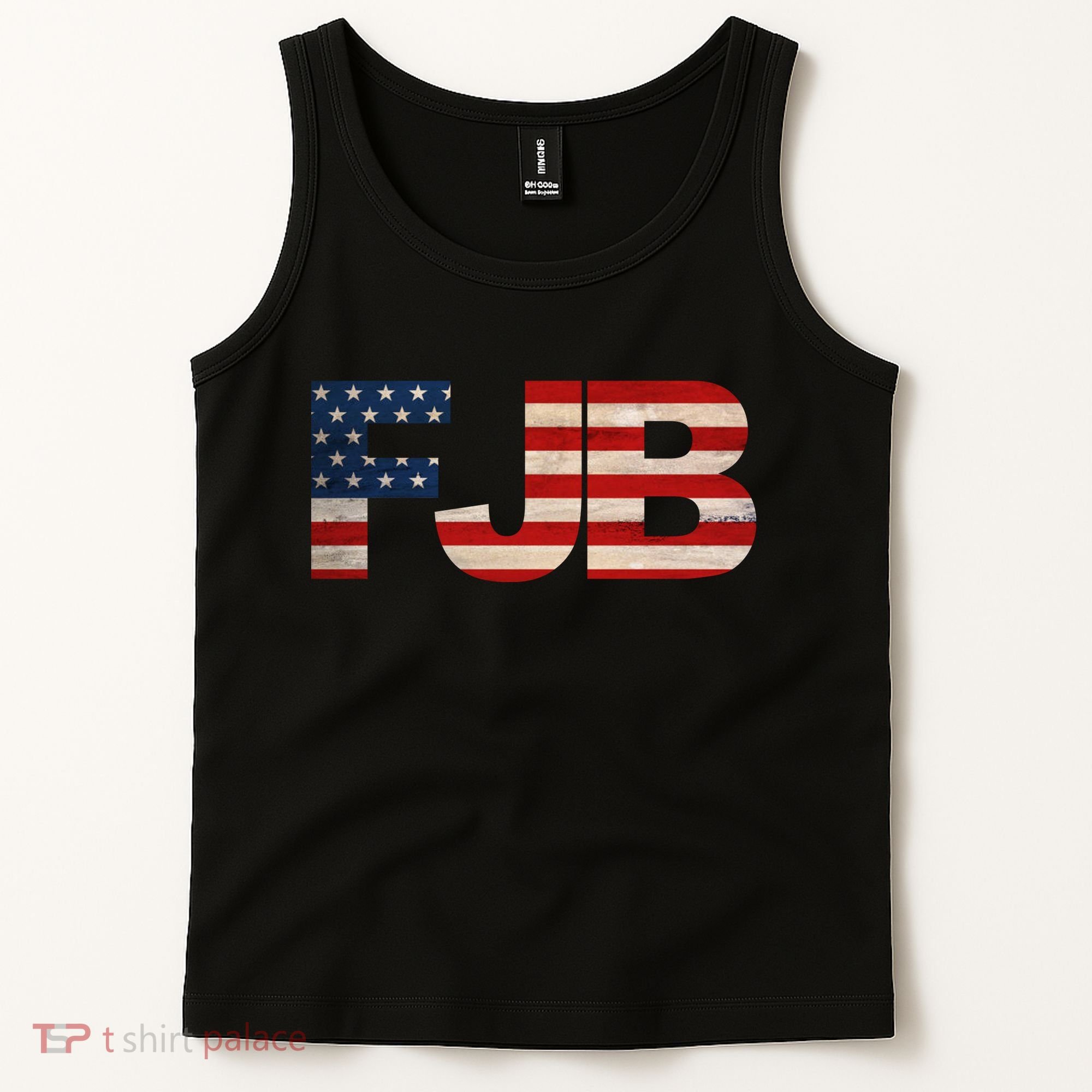 FJB American Camo Logo F*ck Joe Biden Tank Top