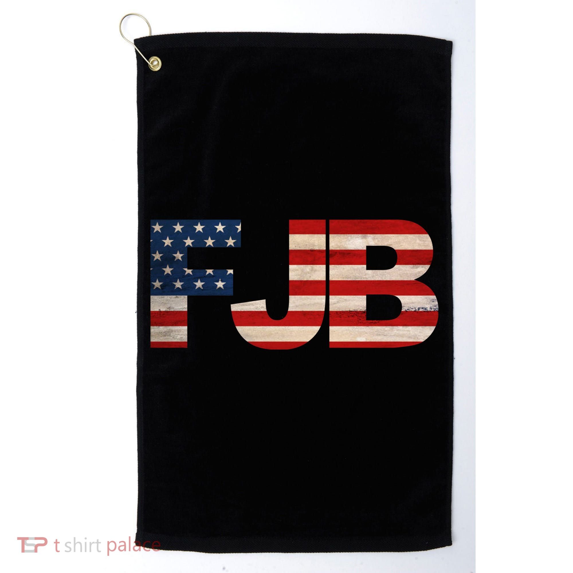 FJB American Camo Logo F*ck Joe Biden Golf Towel
