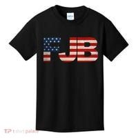 FJB American Camo Logo F*ck Joe Biden Kids T-Shirt thumb 0