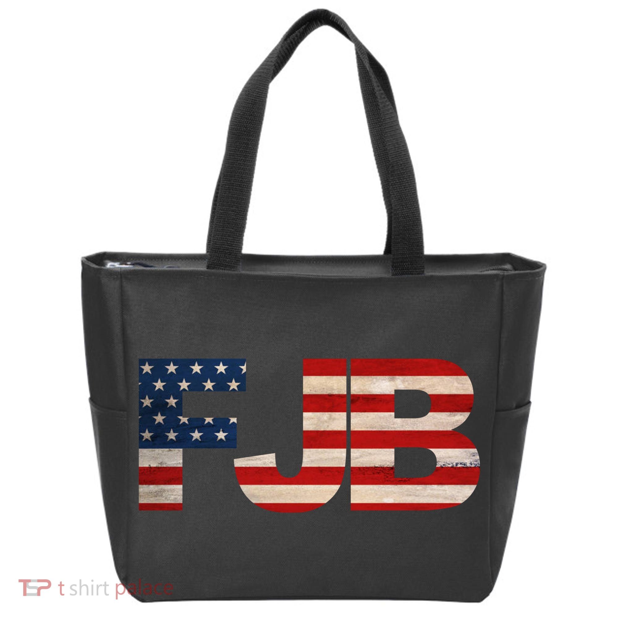 FJB American Camo Logo F*ck Joe Biden Tote Bag
