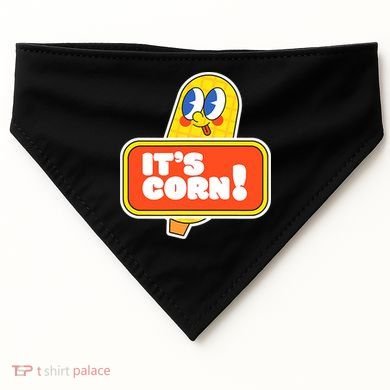 Funny And Cute It’s Corn On The Cob Corn Lover USA-Made Doggie Bandana