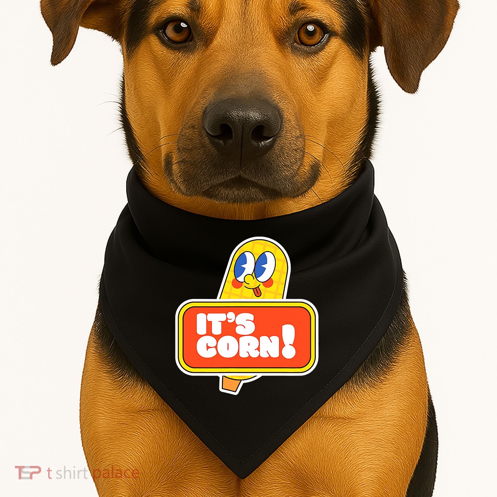 Funny And Cute It’s Corn On The Cob Corn Lover USA-Made Doggie Bandana