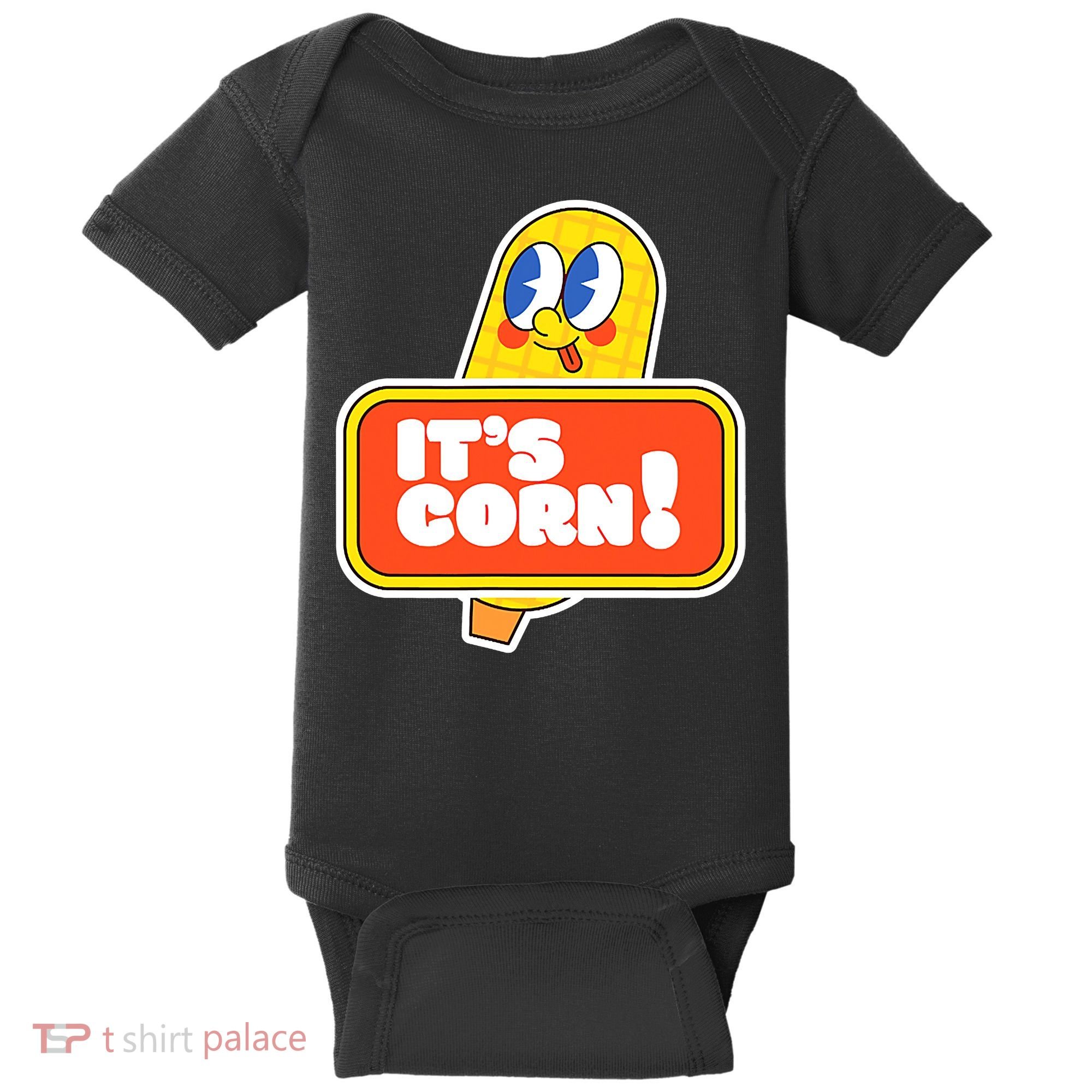 Funny And Cute It’s Corn On The Cob Corn Lover Baby Bodysuit