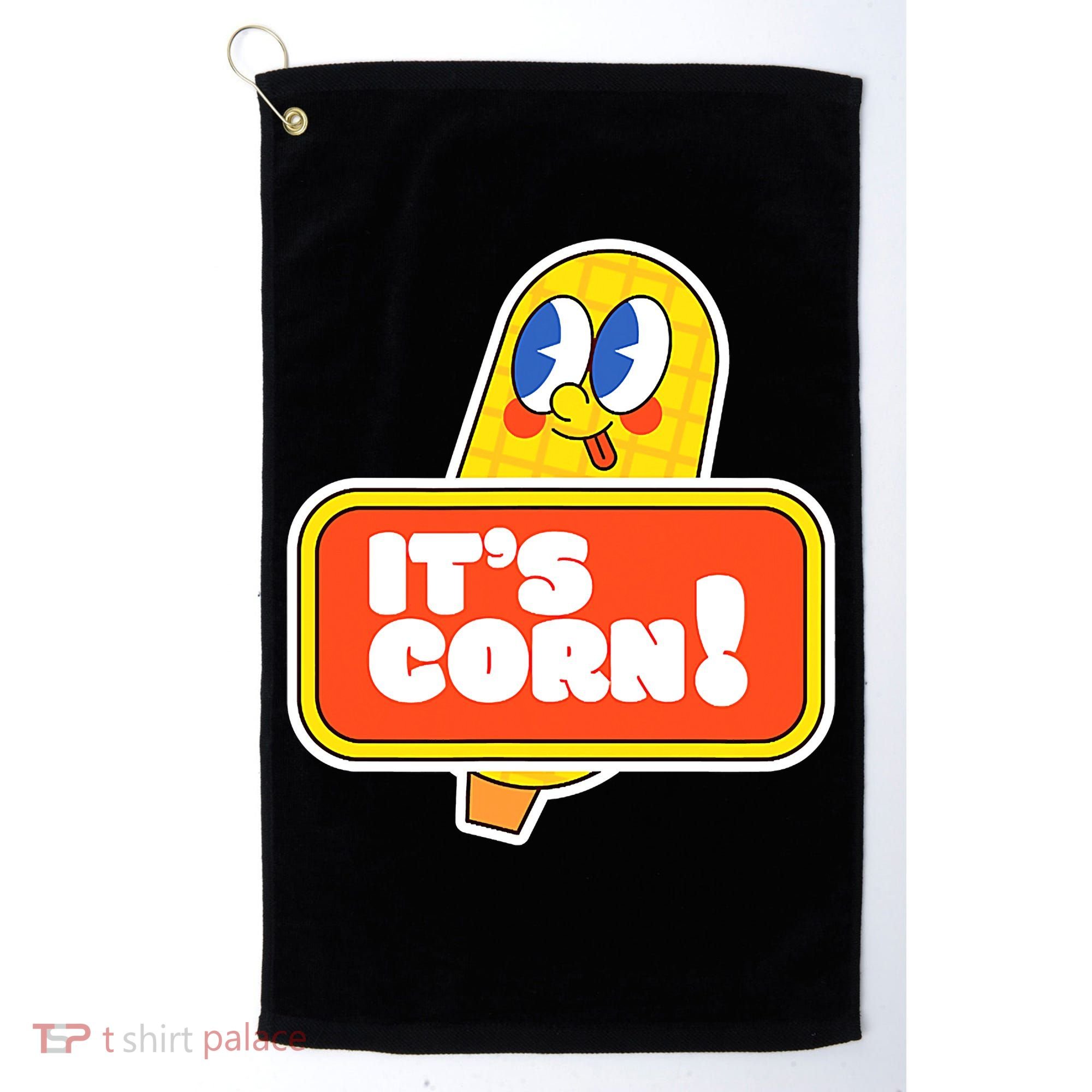Funny And Cute It’s Corn On The Cob Corn Lover Golf Towel
