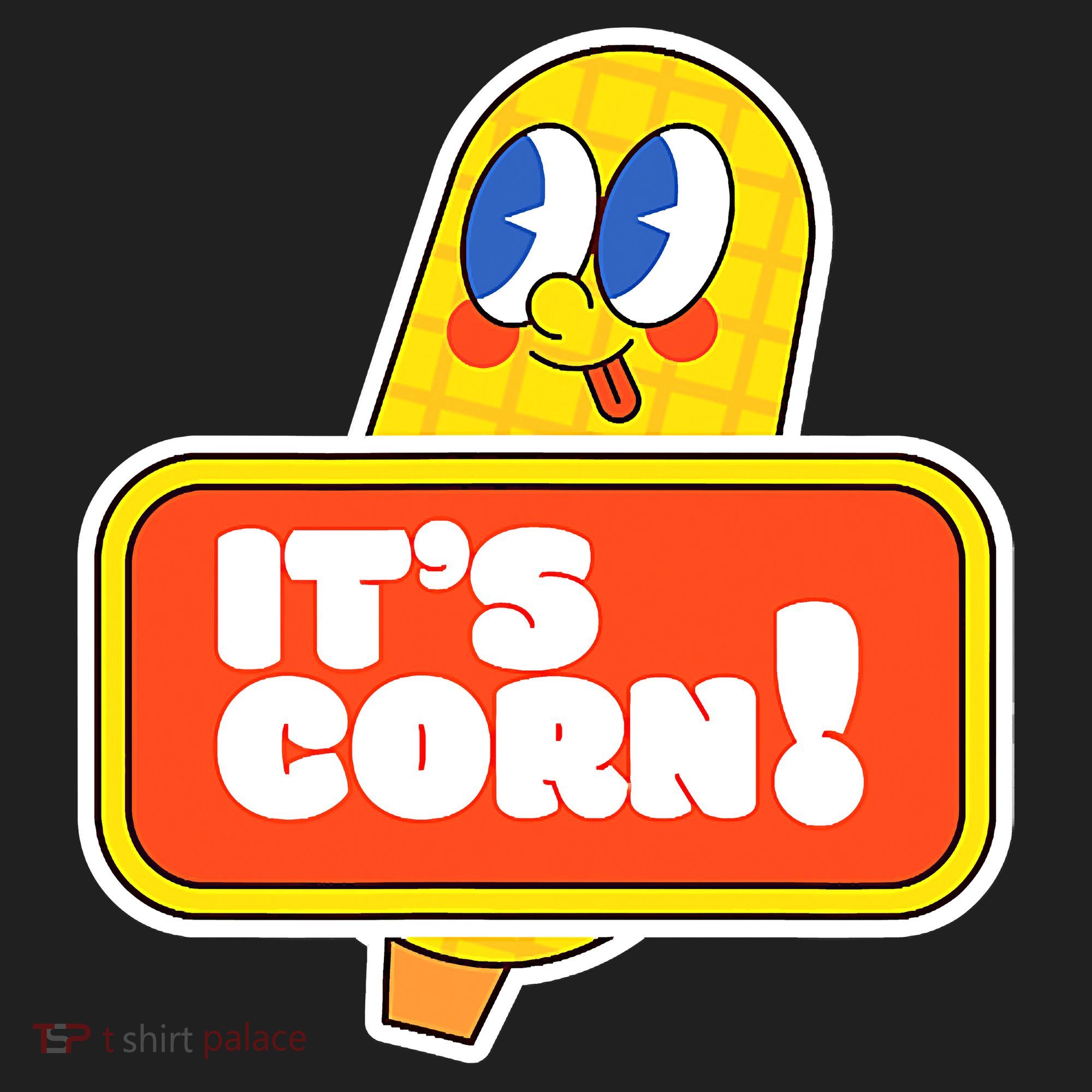 Funny And Cute It’s Corn On The Cob Corn Lover Golf Towel