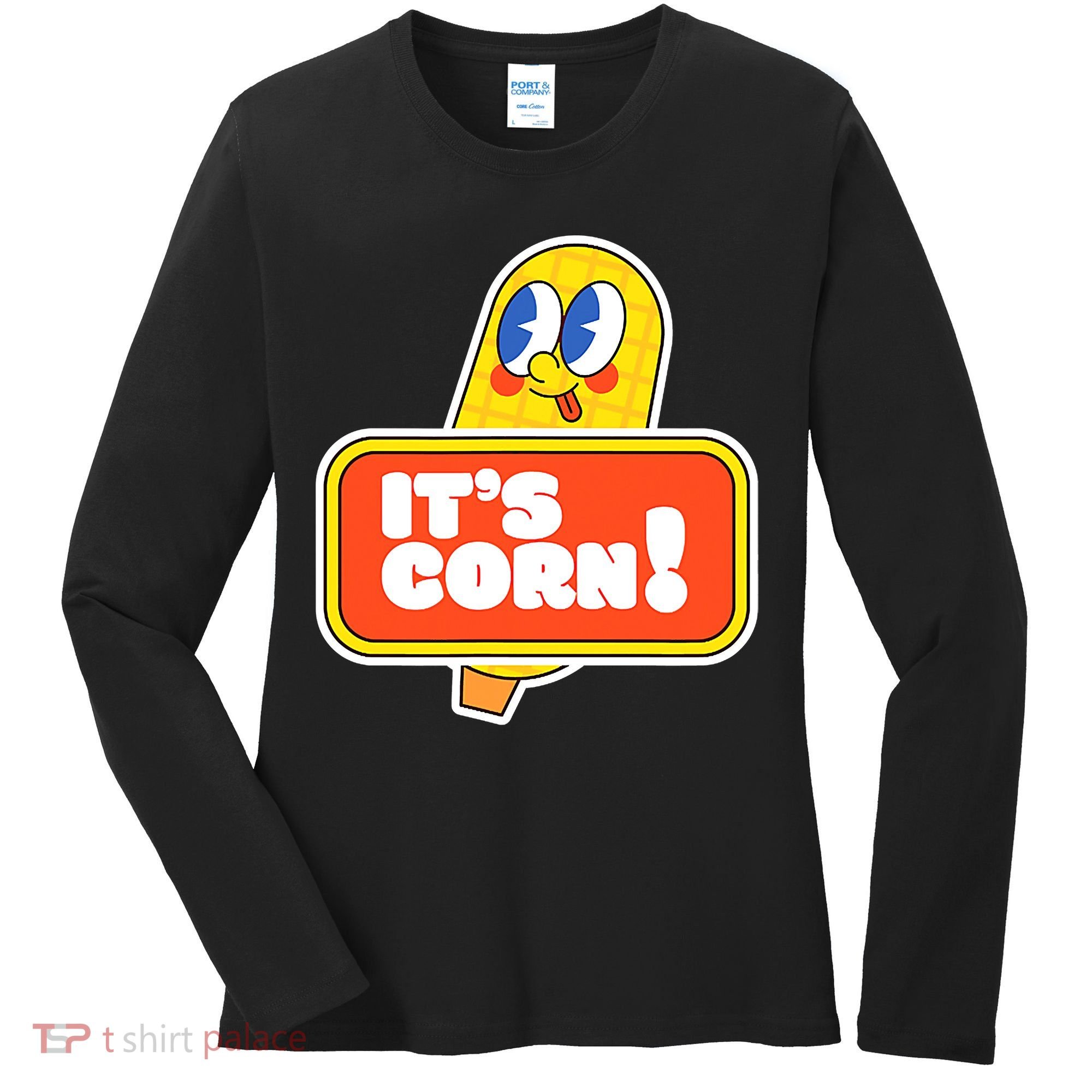Funny And Cute It’s Corn On The Cob Corn Lover Women's Long Sleeve Shirt