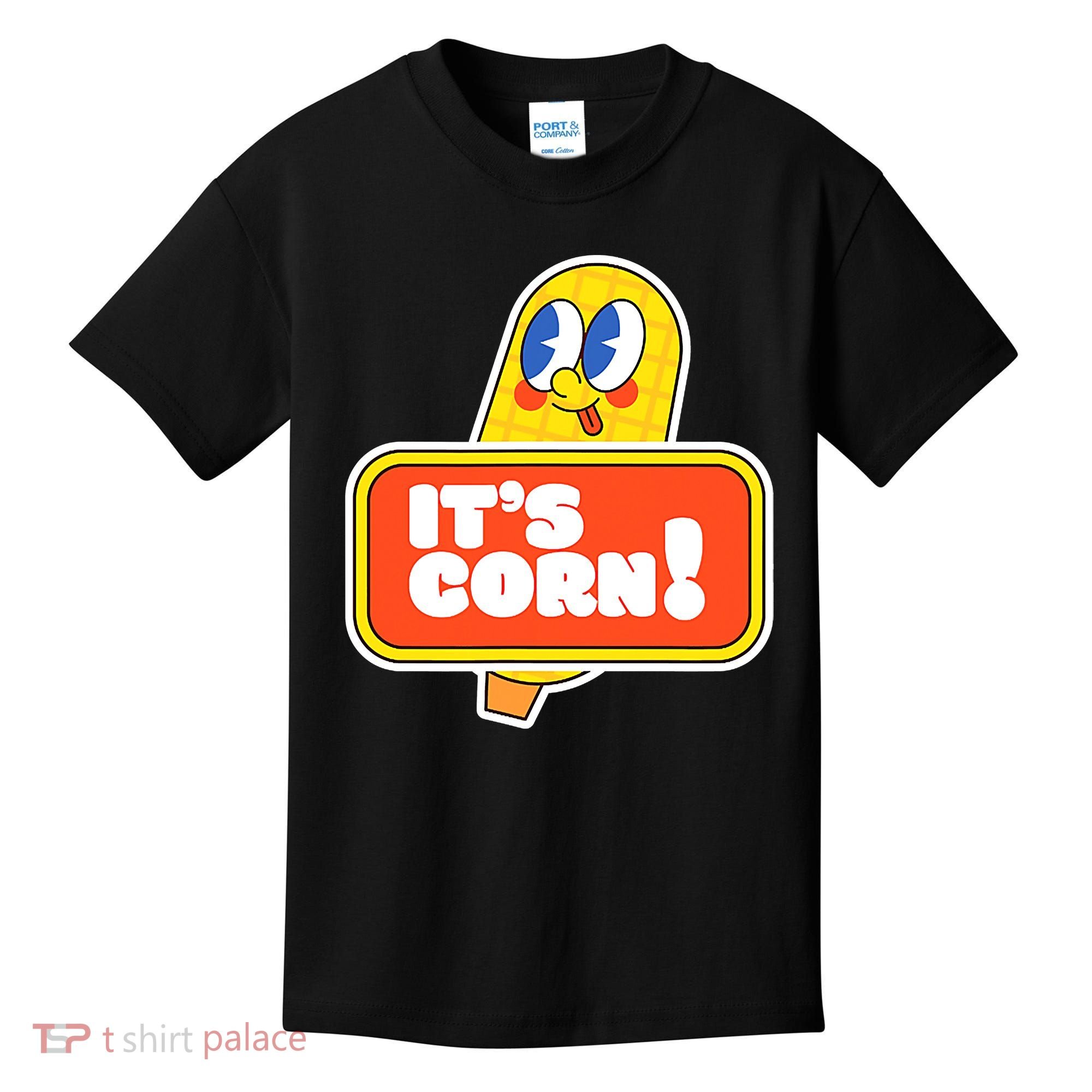 Funny And Cute It’s Corn On The Cob Corn Lover Kids T-Shirt