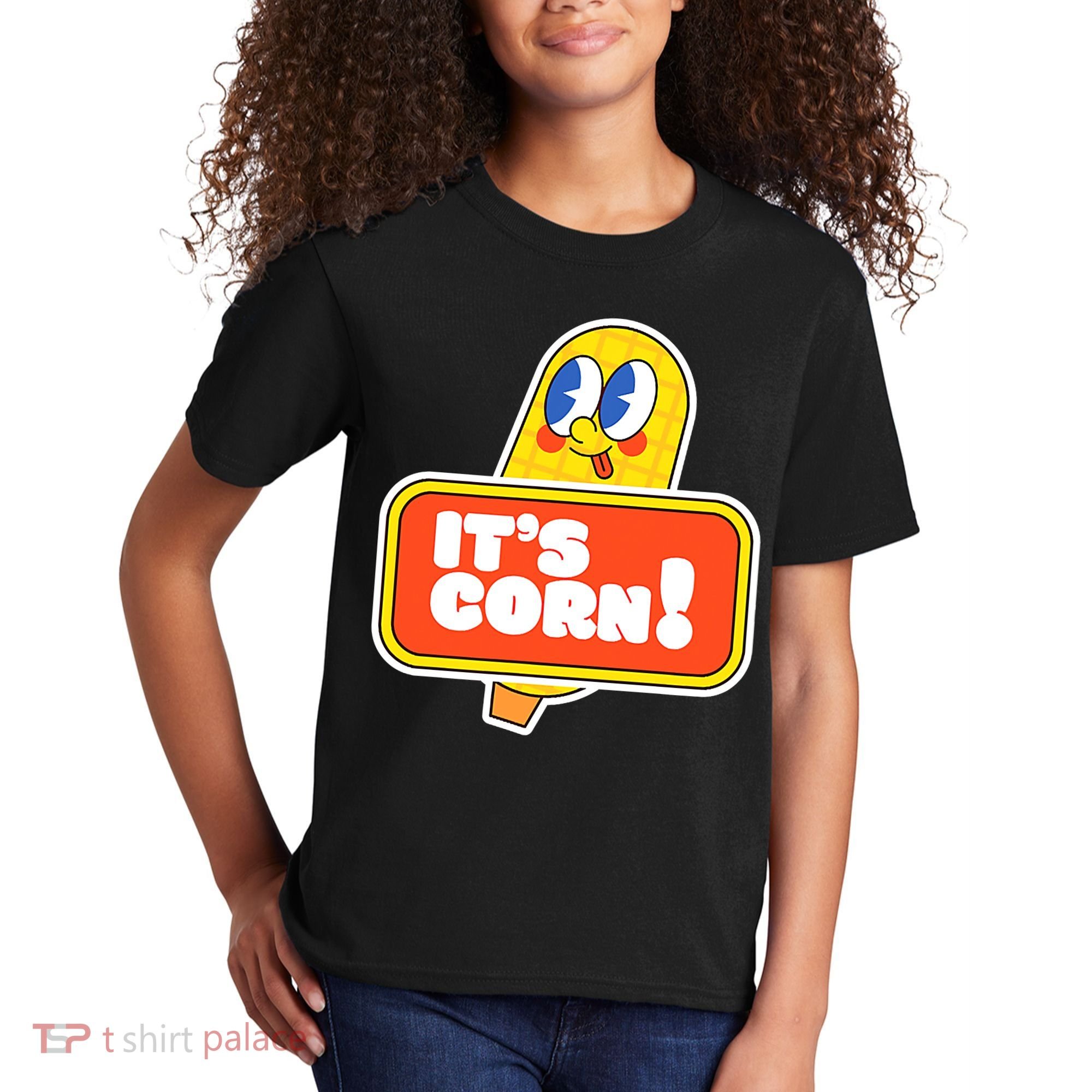 Funny And Cute It’s Corn On The Cob Corn Lover Kids T-Shirt