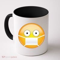 Face Medical Mask Emoji Coffee Mug thumb 0