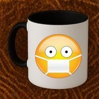 Face Medical Mask Emoji Coffee Mug thumb 2