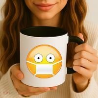 Face Medical Mask Emoji Coffee Mug thumb 3