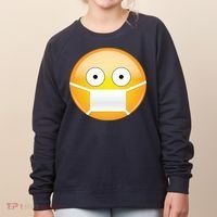 Face Medical Mask Emoji Women's Sweatshirt thumb 0