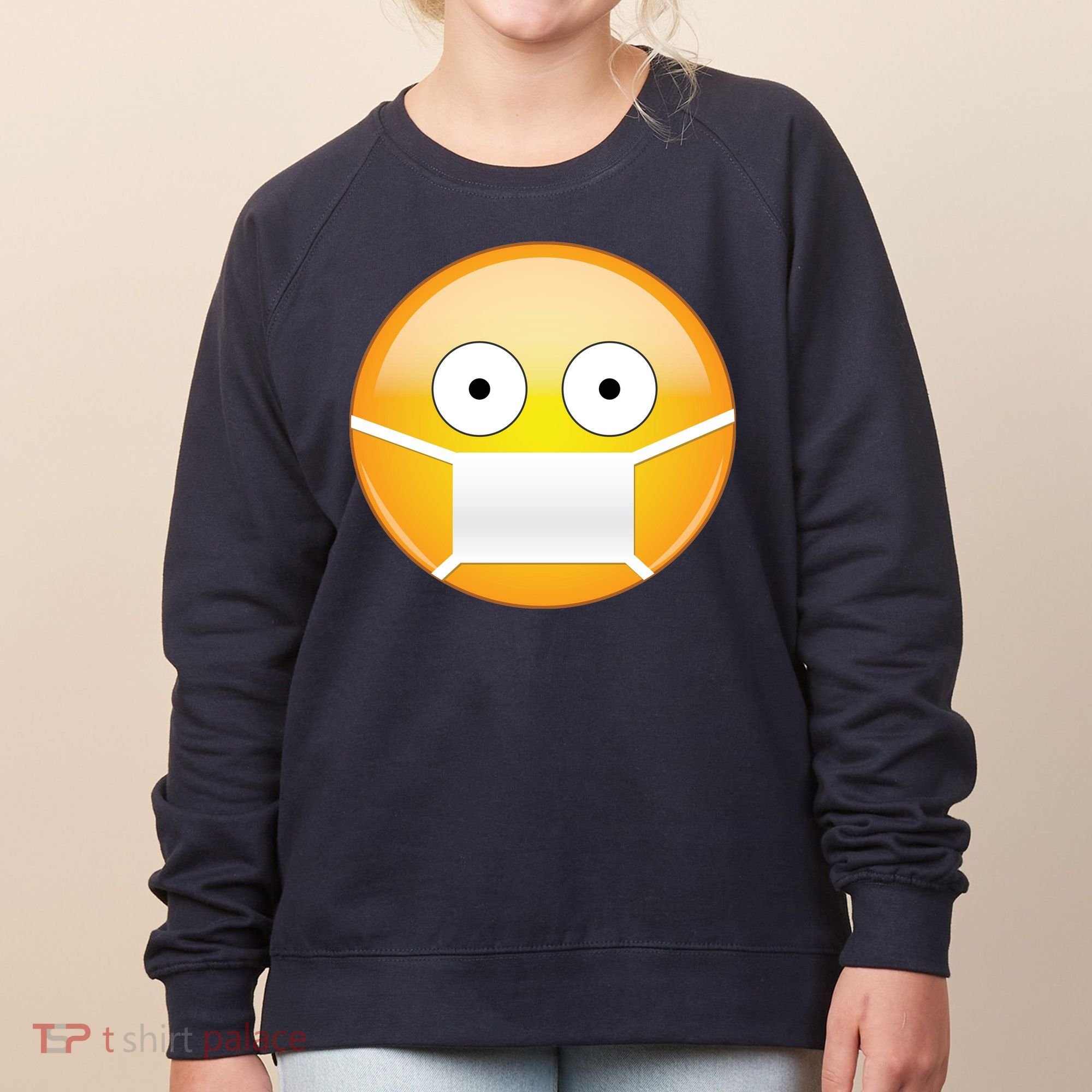 Face Medical Mask Emoji Women's Sweatshirt