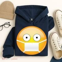 Face Medical Mask Emoji Hoodie thumb 4