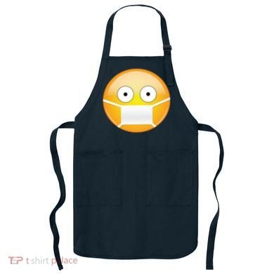 Face Medical Mask Emoji Apron