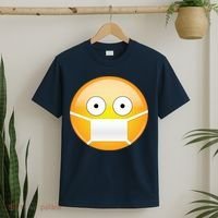 Face Medical Mask Emoji T-Shirt thumb 2