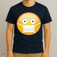Face Medical Mask Emoji T-Shirt thumb 3