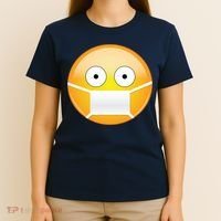 Face Medical Mask Emoji T-Shirt thumb 4