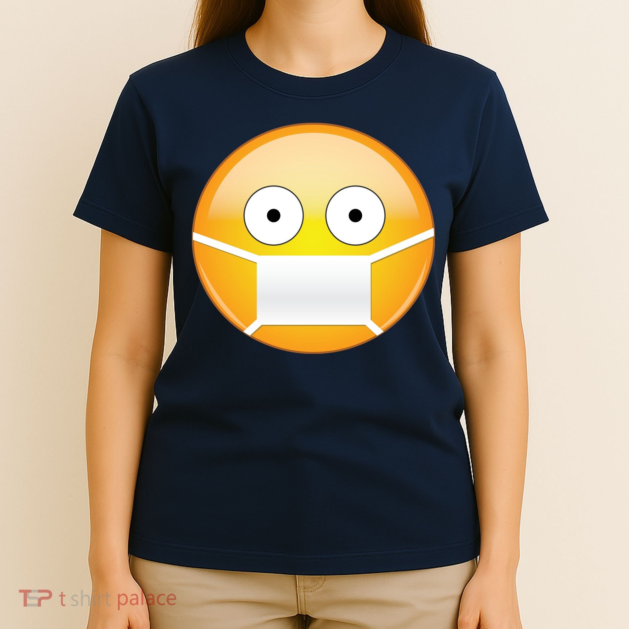 Face Medical Mask Emoji T-Shirt