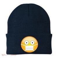 Face Medical Mask Emoji Beanie thumb 0