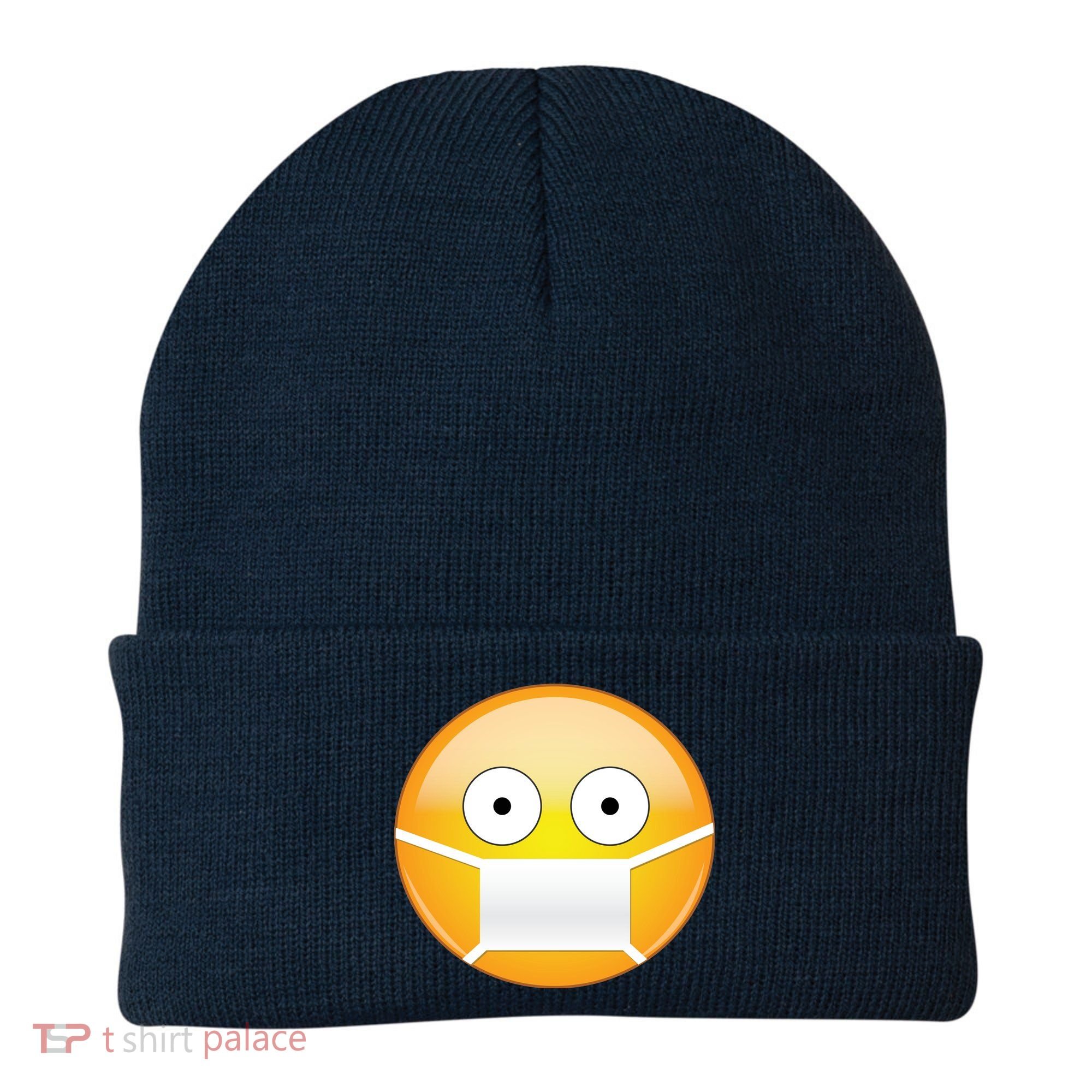 Face Medical Mask Emoji Beanie