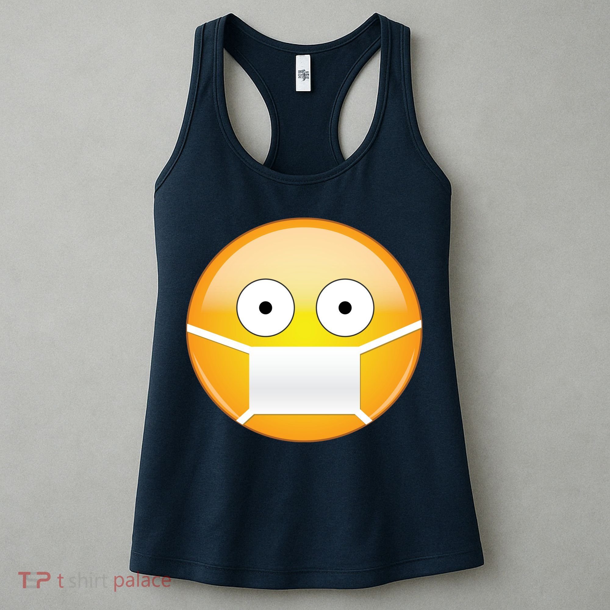 Face Medical Mask Emoji Women's Tank Top