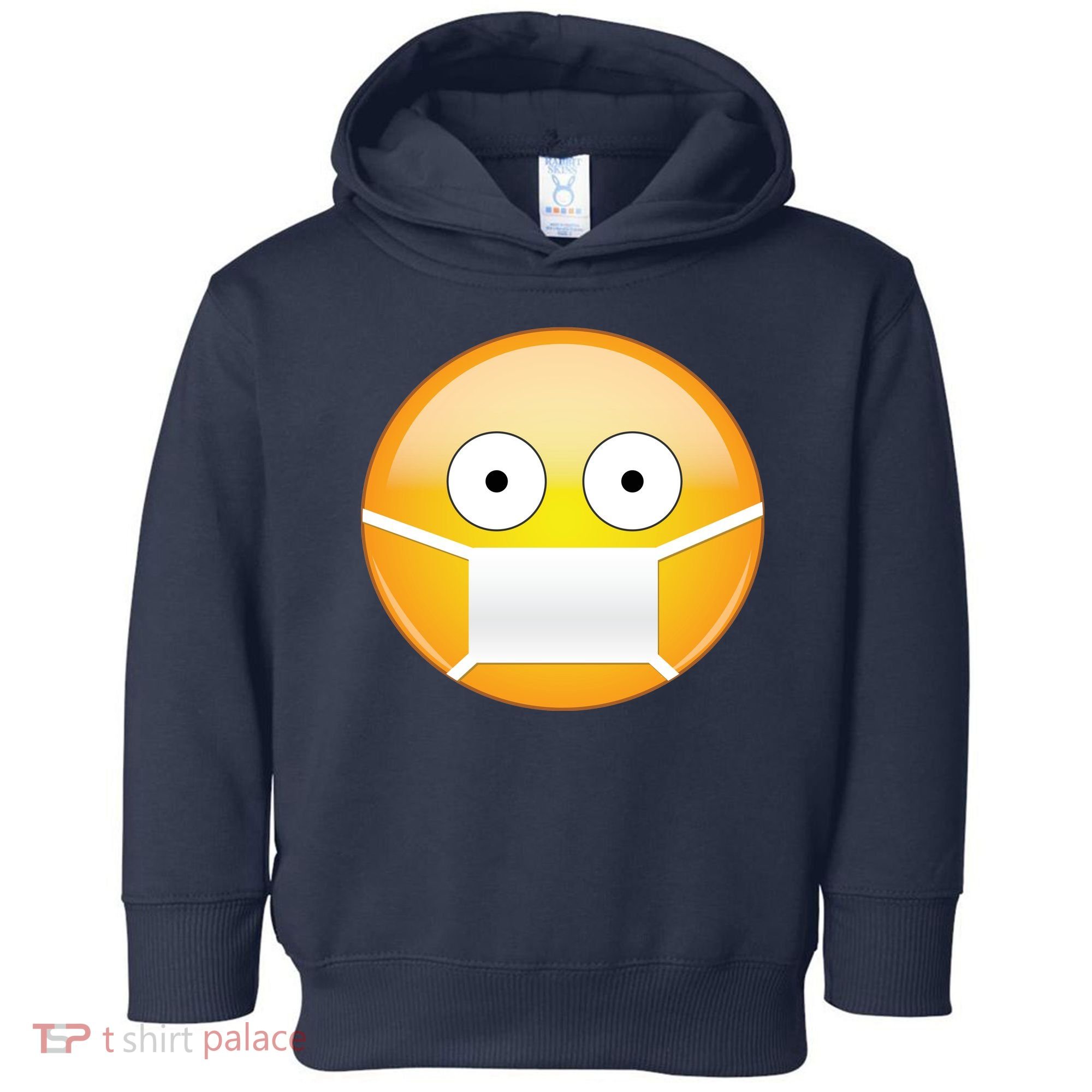 Face Medical Mask Emoji Toddler Hoodie