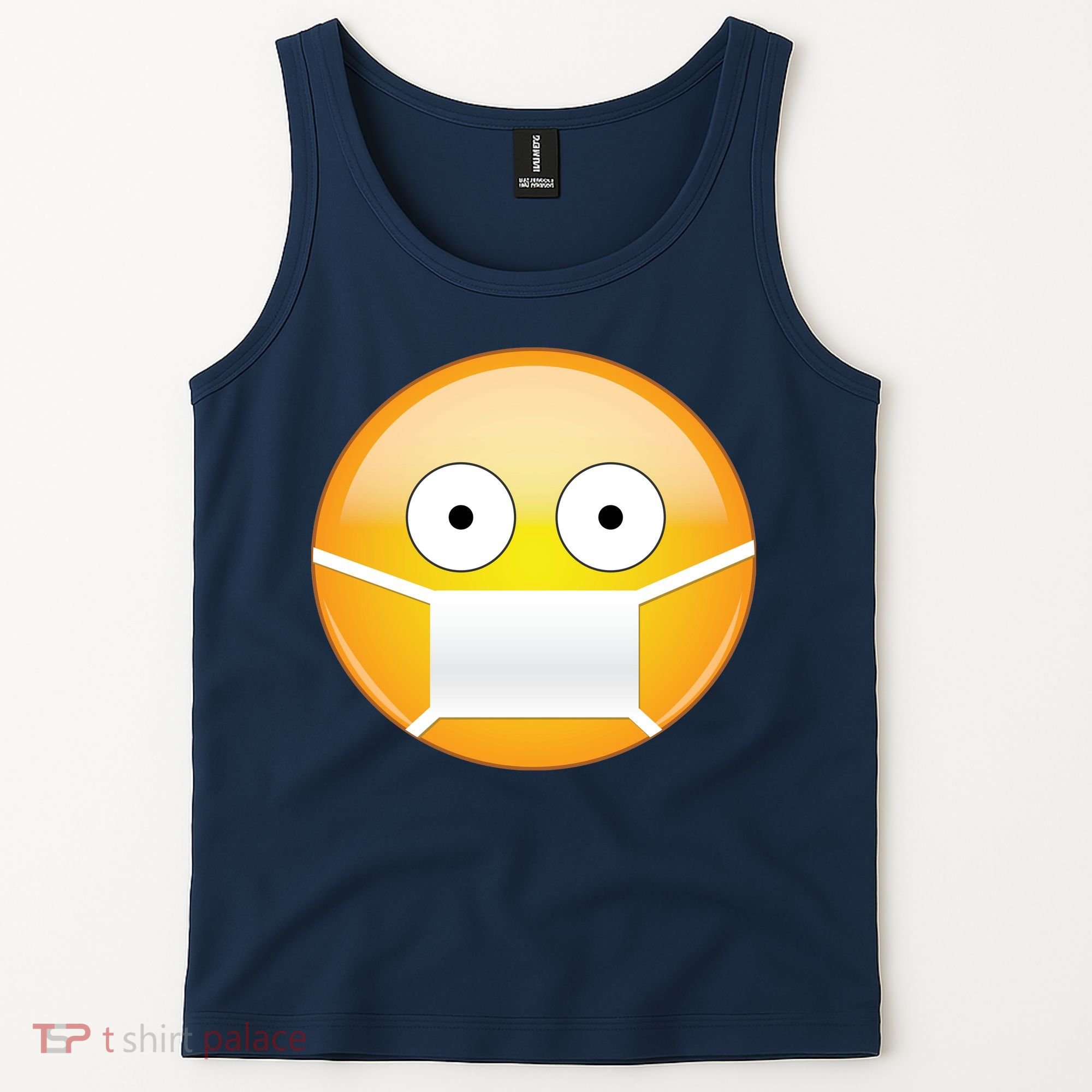 Face Medical Mask Emoji Tank Top