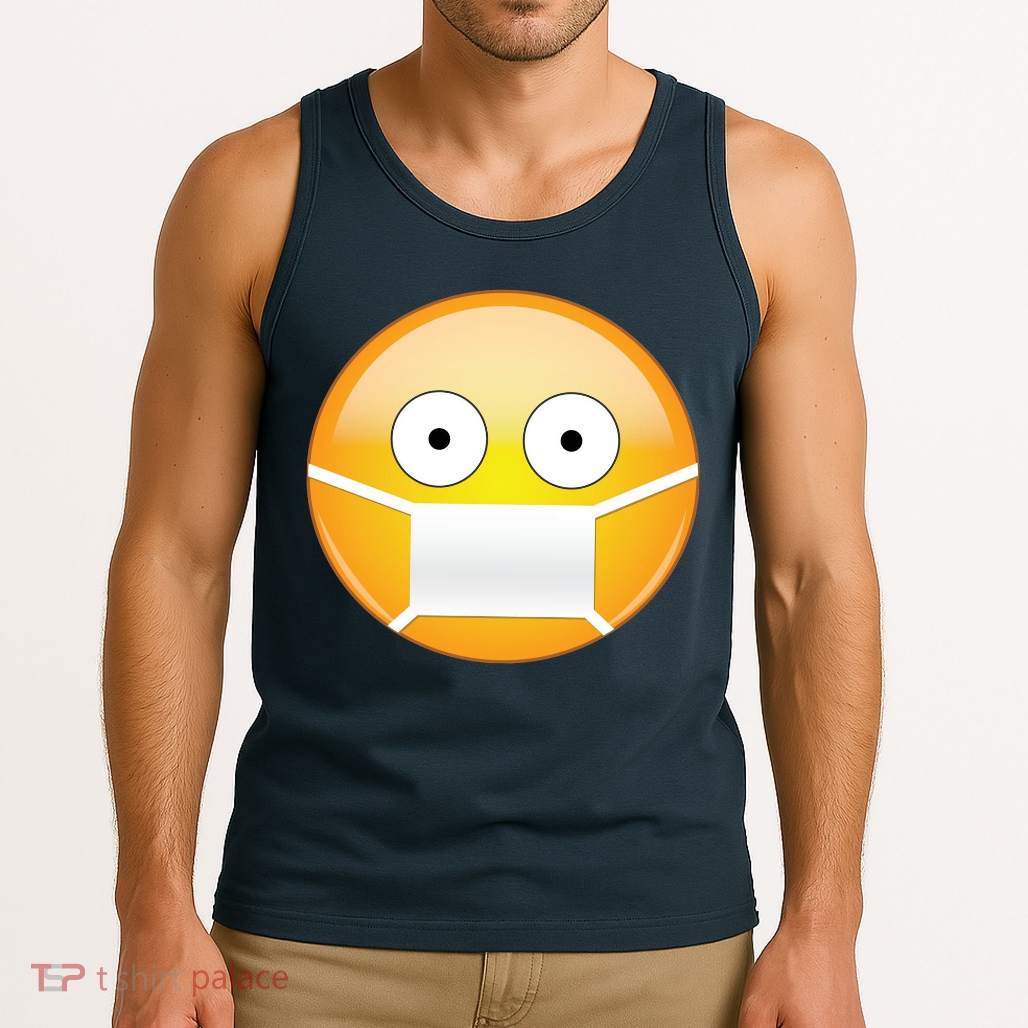 Face Medical Mask Emoji Tank Top