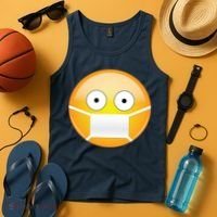 Face Medical Mask Emoji Tank Top thumb 4