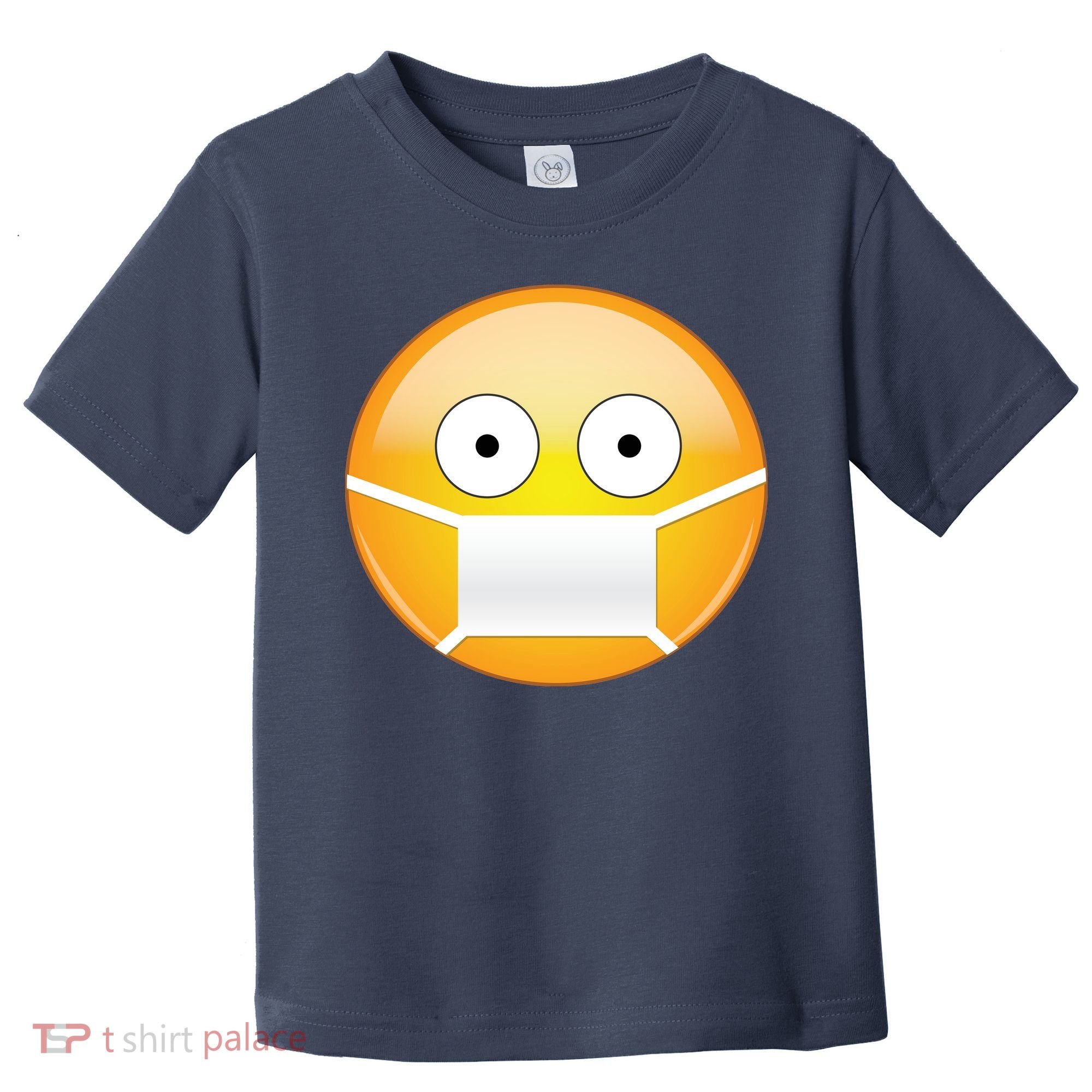 Face Medical Mask Emoji Toddler T-Shirt